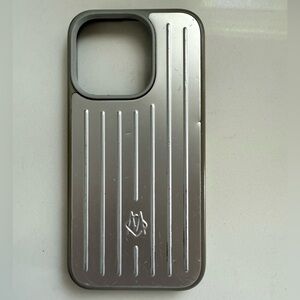 Rimowa Silver iPhone 15 pro Case